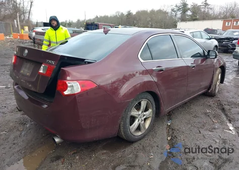 2010 Acura Tsx 2.4 from USA, damaged, VIN JH4CU2F60AC013418